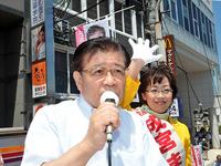 参院選西院街頭演説
