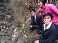 鴨川上流部の産廃流出