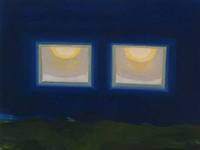 岡林真由子展“不在の窓”より「窓の月」
