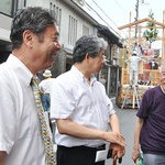 祇園祭を受け継ぐ町衆を激励　共産党・穀田衆院議員