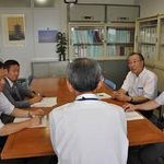 福島へのシャトルバス運転継続を　共産党京都府議団が要請