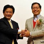 伊波氏「中村市長の実現を」　民医連新春のつどいでエール