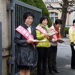 府民の暮らし、経済の立て直しを　京都自治体要求連絡会が府庁宣伝