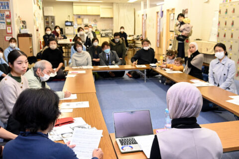 「医療施設」が攻撃標的、前例ない残虐行為　パレスチナ出身の女性訴え　左京区・あすかい病院で学習会