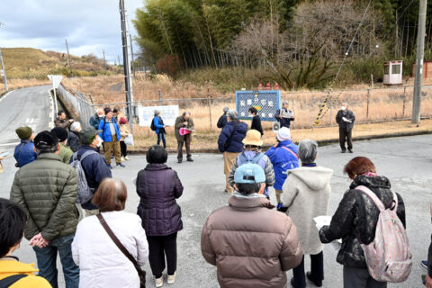 大型弾薬庫新設方針「祝園分屯地」見学会　京都、奈良の住民有志が企画