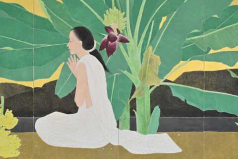 人々の心に明かりを灯したい　展覧会「畠中光享 日本画展　清浄光明を描く―はじまりと今―」　相国寺承天閣美術館　６月22日まで