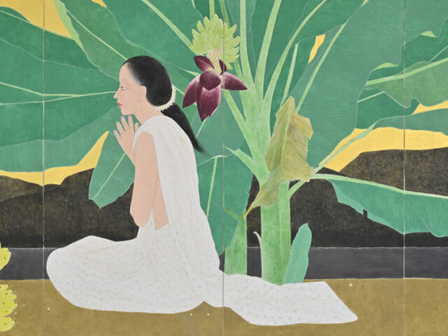 人々の心に明かりを灯したい　展覧会「畠中光享 日本画展　清浄光明を描く―はじまりと今―」　相国寺承天閣美術館　６月22日まで