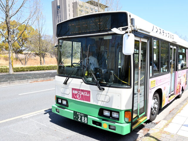 【精華町議選】コミュニティーバス充実／デマンドバスの利便性向上／中学生通学費全額補助　住民要求実現へ共産党３候補奮闘　５月６日告示・11日投票